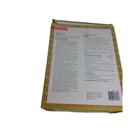 Vintage Franks Holiday Lights Candolier READ - Picture 6 of 10